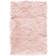 Super Area Rugs Serene Silky Faux Fur Fluffy Pink 72x108"