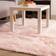 Super Area Rugs Serene Silky Faux Fur Fluffy Pink 72x108"