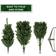 Casafield Realistic Pre-Lit Green Christmas Tree 90"