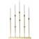 Star Trading Gustavo Brass Adventsljusstake 37cm