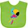 Inktastic Colorful Parrot Cute Parrot Tropical Parrot Baby Bib