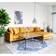 House Nordic Lido Lounge Sofa Senapsgul Soffa