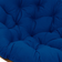 Blazing Needles Twill Papasan Chair Cushions Blue (121.9x15.2)