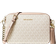 Michael Kors Logo Print Jet Set Crossbody Bag - Vanilla/Soft Pink