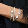 Caroline Svedbom Mini Drop Bracelet - Silver/Transparent