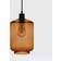 Hanging Tube Amber Lustre 17cm