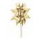 H.C. Andersen Home Top star gold plated Juletræspynt 19cm
