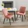 Fairmont Park Velvet Dark Pink Kitchen Chair 91cm 2pcs