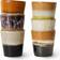 HKliving 70's mugg 6-pack Soil Mugg 18cl 6st