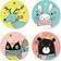 Decorsome Cutesy Colourful Woodland Christmas Creatures Coaster 9cm 4pcs