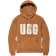 UGG Women's Rey UGGfluff Logo Hoodie - Chestnut/Plaster