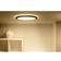 WiZ SuperSlim Smart Black Ceiling Flush Light 42.3cm