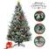 Outdoor Living Premium Snow Filled Grand Fir Green Christmas Tree 180cm