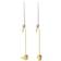 Georg Jensen Acorn & Winter Bird 2018 Gold Lysestage 16.5cm 2stk
