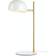 Markslöjd Pose White/Brushed Brass Bordlampe 48.5cm