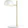 Markslöjd Pose White/Brushed Brass Table Lamp 48.5cm