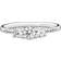 Pandora Three Clear Stones Ring - Silver/Transparent