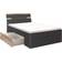 MID.YOU Oak Graphite Frame Bed 140x200cm
