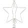 Sirius Top Star Silver Julgranspynt 25cm