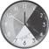 Beliani Davos Grey Wanduhr 33cm