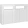 vidaXL 115.5x30x75cm High Gloss White Aparador 115.5x75cm