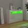 vidaXL 804343 High Gloss White Sideboard 115.5x75cm