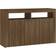 vidaXL 115.5x30x75cm Brown Oak Skjenk 115.5x75cm