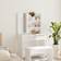 vidaXL 802804 White Sminkbord 40x74.5cm