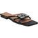 Ganni Butterfly Strass Flat Sandal Kvinde Flade Sandaler hos Magasin Black