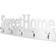 Sweet Home White/Chrome Coat Hook 74cm