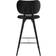 Mater High Black Bar Stool 97cm