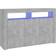 vidaXL 115.5x30x75cm Concrete Grey Buffet 115.5x75cm