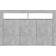 vidaXL 115.5x30x75cm Concrete Grey Buffet 115.5x75cm