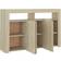 vidaXL 804340 Sonoma Oak Skænk 115.5x75cm