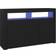 vidaXL 804338 Black Sideboard 115.5x75cm