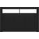 vidaXL 115.5x30x75cm Black Buffet 115.5x75cm