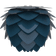 Umage Aluvia Mini Blue Lampeskærm ∅ 40cm