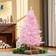 Homcom Artificial Pink Christmas Tree 150cm