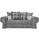 B&Q Verona Grey Sofa 190cm 2pcs 2 Seater, 3 Seater