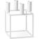 Audo Copenhagen Kubus White Candle Holder 20cm