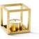 Audo Copenhagen Kubus T Brass Candle Holder 7cm