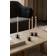 Audo Copenhagen Kubus Micro Black Candlestick 1.4" 2pcs