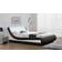 HOME DETAIL Galaxy Ottoman Bed Frame with LED and Storage 159x216cm