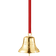 Georg Jensen Christmas Bell 2021 Gold Julpynt 5.4cm