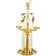 Åhléns Angels Gold/Brass Fyrfadsstage 28cm