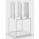 Audo Copenhagen Pour Cube 8 30 x 30 cm Blanc Bougie et Accessoire