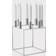 Audo Copenhagen Kubus Nickel Ljusstake 29cm