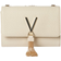 Valentino Bags Divina Clutch - Ecru