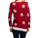 Partykungen Cute Reindeer Christmas Sweater - Red