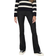 Only Blush Coated Skinny Flared Pant - Black